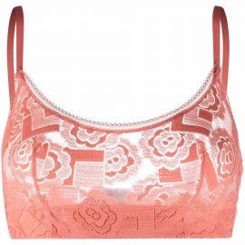 ERES Brunette floral-lace detail bra - Pink