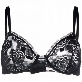 ERES Eclat floral-lace detail bra - Black