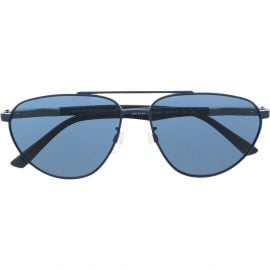 Emporio Armani pilot-frame tinted sunglasses - Blue