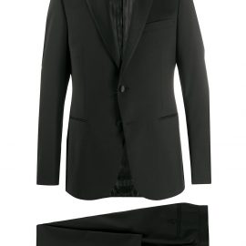 Emporio Armani single breasted suit - Black