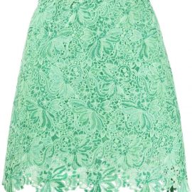 Ermanno Scervino lace A-line mini skirt - Green