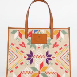 Etro Embroidered Shopping Bag