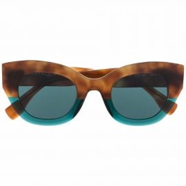 Face À Face tortoiseshell-effect cat eye-frame sunglasses - Neutrals