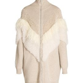Faux Fur & Virgin Wool Jacket