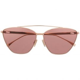 Fendi Eyewear Baguette aviator-frame sunglasses - Gold