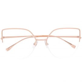 Fendi Eyewear cat eye glasses - Gold