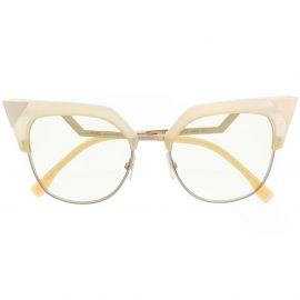 Fendi Eyewear cat eye sunglasses - Yellow