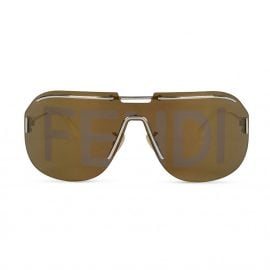 Fendi Logo Mask Sunglasses - Atterley