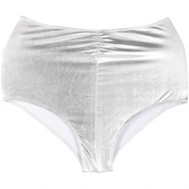 Forte Forte metallic-effect bikini bottoms - Silver