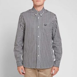 Fred Perry Reissues Gingham Shirt Black