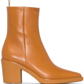Gianvito Rossi Dylan 80mm ankle boots - Brown