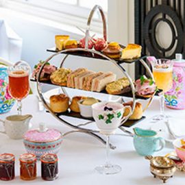 Gin and Jam Afternoon Tea with Cocktail Masterclass for Two at Hush