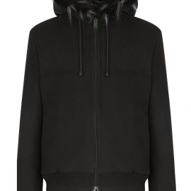 Giuseppe Zanotti Robin faux-fur hooded jacket - Black