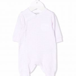 Givenchy Kids 4G-print wrap-front pyjamas - White