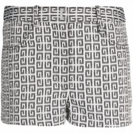 Givenchy logo-print cotton shorts - White