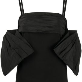 Givenchy oversized bow sleeves blouse - Black