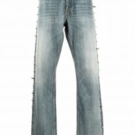 Givenchy studded straight-leg jeans - Blue