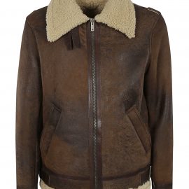 Golden Goose Vintage Effect Fur Details Jacket