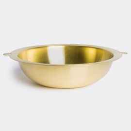 Grace Souky Tableware - 'C2' medium bowl in Brass Brass