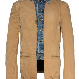 Greg Lauren Ollie deconstructed jacket - 103 - Brown:
