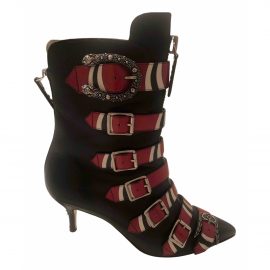 Gucci Dionysus leather ankle boots