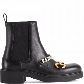 Gucci Horsebit-detail ankle boots - Black