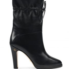 Gucci drawstring-tie ankle boots - Black