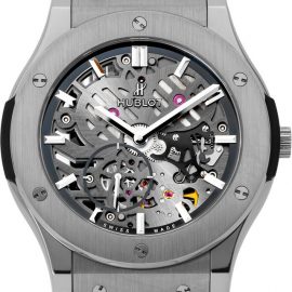 Hublot Classic Fusion 515.NX.0170.LR, Baton, 2020, Very Good, Case material Titanium, Bracelet material: Leather