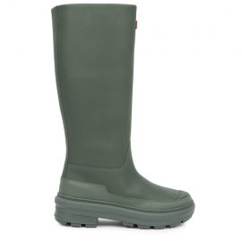 Hunter X Killing Eve Chasing Green Leather Knee-high Boots