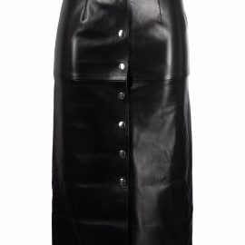 Isabel Marant Blehor leather skirt - Black