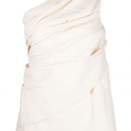 Jil Sander one-shoulder blouse - White