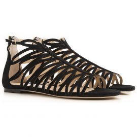 Jimmy Choo Ballet Flats Ballerina Shoes for Women On Sale in Outlet, Black, Suede leather, 2021, 3.5 6.5