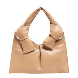 Knot Evening leather tote bag - Atterley