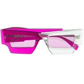 Kuboraum square tinted sunglasses - Pink