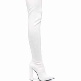 Le Silla Megan thigh-high boots - White