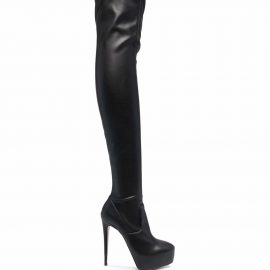 Le Silla Miranda thigh high boots - Black