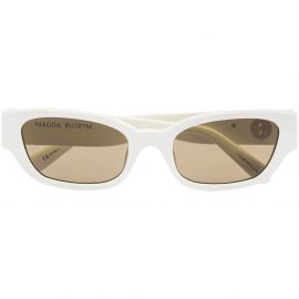Linda Farrow X Magda Butrym I Need A Holiday cat-eye frame sunglasses - White