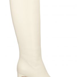 Liu-Jo Squared Lh 01 High Heels Boots In Beige Leather