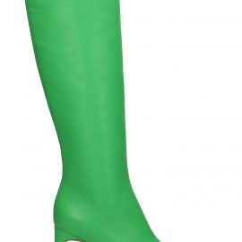 Liu-Jo Squared Lh 01 High Heels Boots In Green Leather