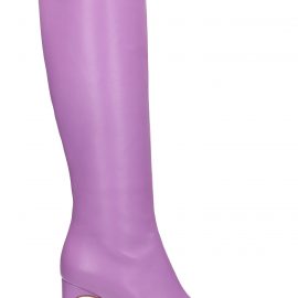Liu-Jo Squared Lh 01 High Heels Boots In Viola Leather