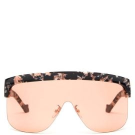Loewe Eyewear - Show D-fame Acetate Visor Sunglasses - Womens - Tortoiseshell