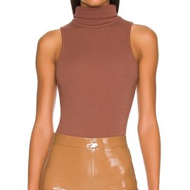 Lovers and Friends Blythe Bodysuit in Brown. Size M.