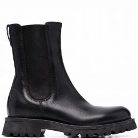 MOMA mid-calf leather Chelsea boots - Black