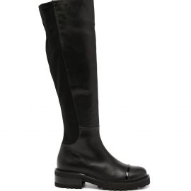Malone Souliers Bea knee-high leather boots - Black