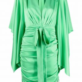 Maria Lucia Hohan Liv silk mini dress - Green