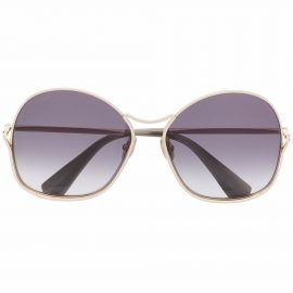 Max Mara round-frame sunglasses - Gold