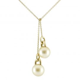 Mikimoto 18ct Yellow Gold Golden South Sea Pearl Necklace
