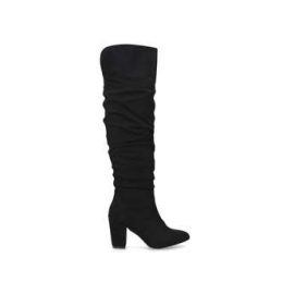 Miss KG Female Heeled Over The Knee Boots Black