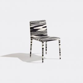 Missoni Seating - 'Neus Miss' chair in Black And White fabric cover: 100% LIStructur