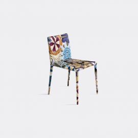 Missoni Seating - 'Passiflora Giant Miss' chair in Blue Multicolor Cotton, Polyester